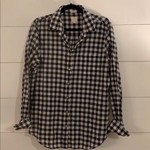 Jcrew plaid gingham shirt